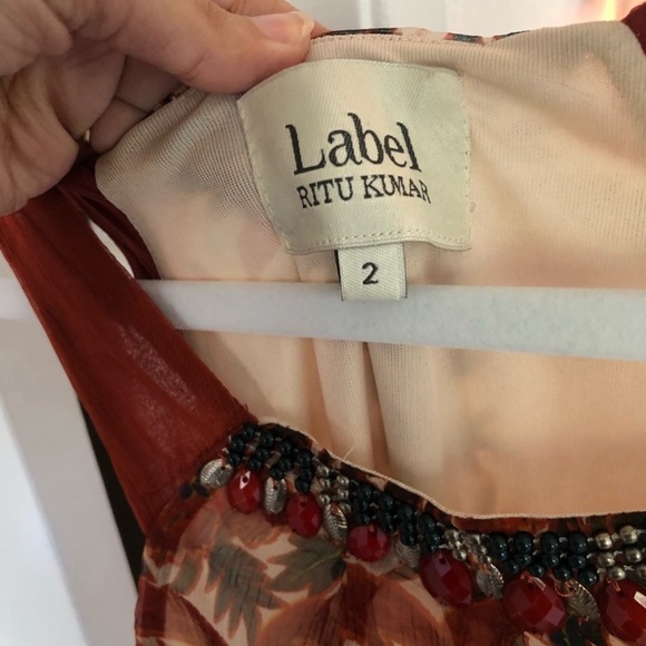 Ritu Kumar Indian Designer dress, size small STUNNING, RARE! 🇮🇳 - Picture 4 of 6